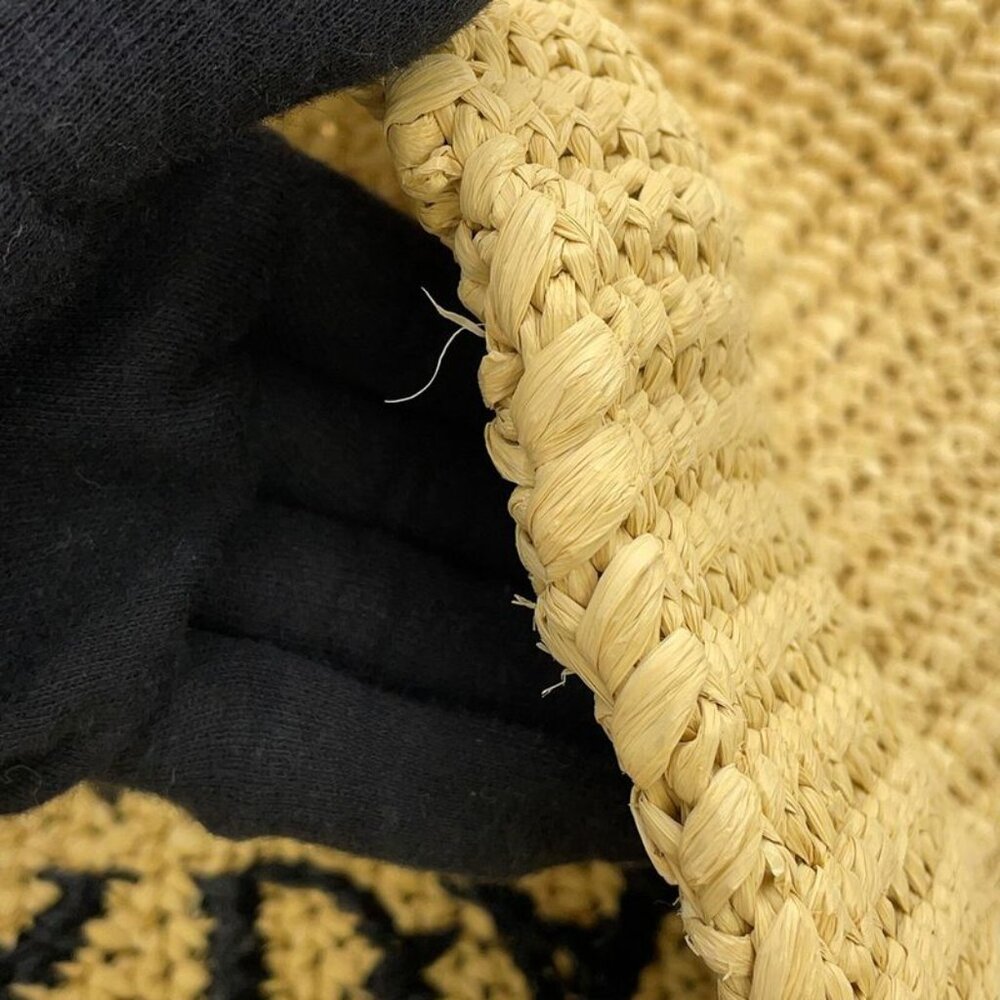 Prada Tote Crochet Logo Raffia - Picture 8 of 10